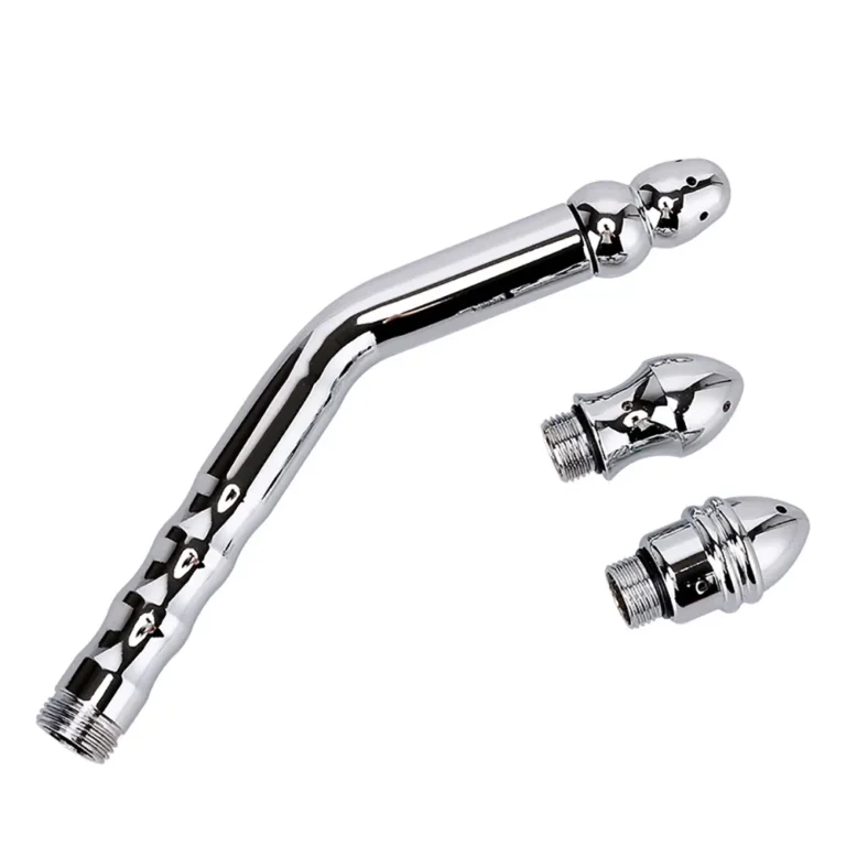 metal Anal shower Sex Toy anal douche set