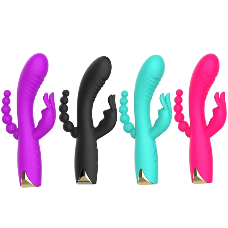 triple stimulation dildo/anal/clitoris Rabbit vibrator