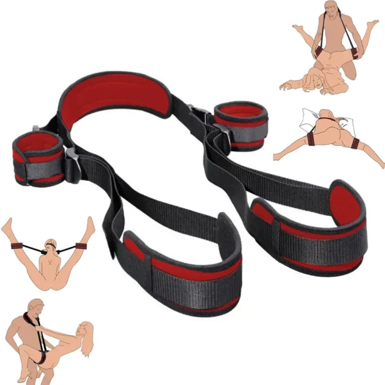 BDSM Sex Bondage Thigh Sling, Adjustable Leg Straps&Handcuffs sex toys for couples